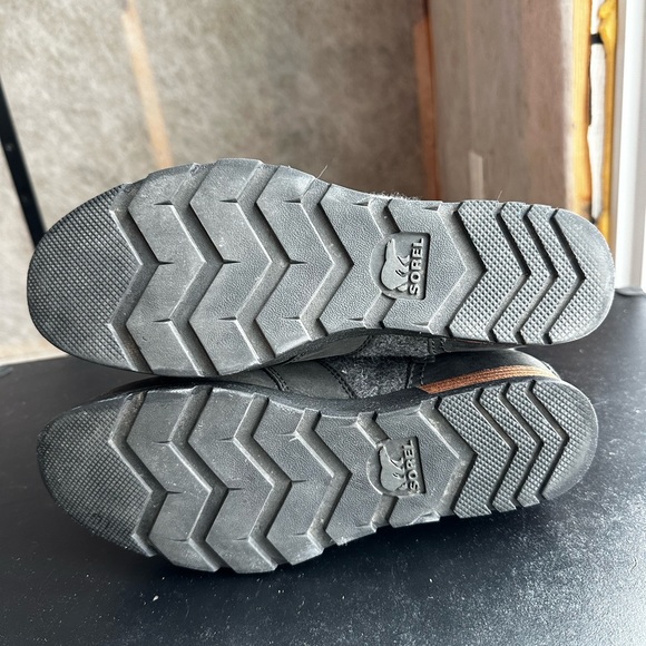 Sorel Major Carly Zip Lace Boot Womens size 8.5 black & Grey - Picture 11 of 11